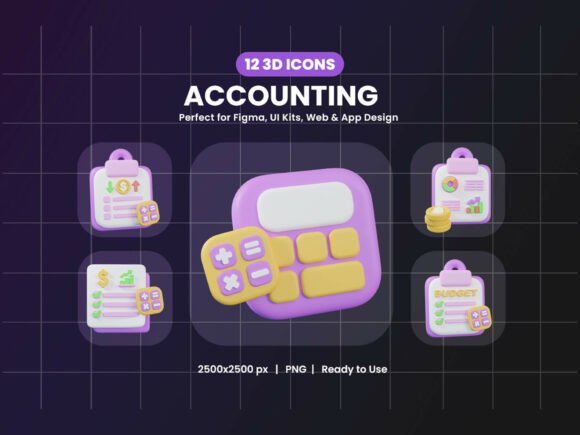 3D Accounting Icon Pack: How Modern Financial Visuals Are Transforming Digital Interfaces