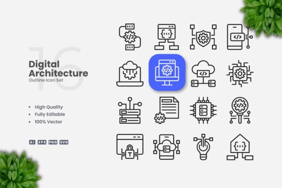 Digital Architecture Outline Icons & Clean Design: A Complete Guide for Modern Creatives