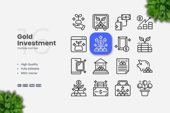 How Gold Investment Outline Icons Are Reshaping Visual Communication for Professionals and Creators