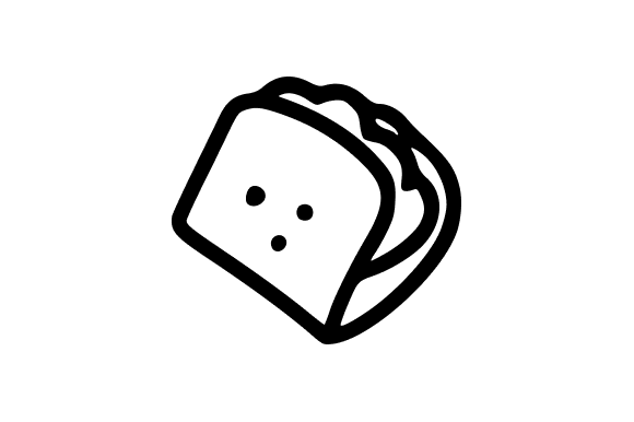 Sandwich Simple Line Art Icon: A Design Essential