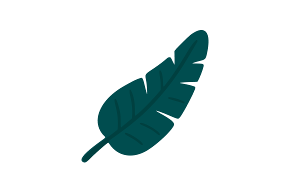 Tropical Leaf Cartoon Flat: A Versatile Asset for Streamlined Creative Workflows