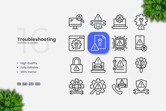 Troubleshooting Outline Icons: A Strategic Asset for Clear Communication and Effective Problem Solving